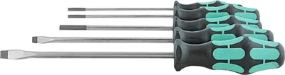 Image de Jeu de tournevis standard Wera, avec manche Kraftform, 5 pièces
