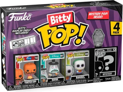 Immagine prodotto di Figurka Funko Pop! Bitty POP Disney - Nightmare Before Christmas - Pumpkin King 4-pack