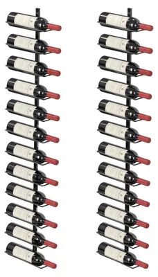 Image de Étagère à vin murale 24 bouteilles - Stockage robuste