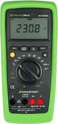 Immagine prodotto di Multimetro RMS DM 41 - multimetro digitale METRALINE DM 41