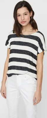 Produktbild von Vero Moda 5713758808808, T-Shirt, Erwachsener, Weiblich, Schwarz, M, Runder Halsausschnitt