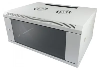 Zdjęcie produktu dla ALLNET ALL-SMC6409GRAU, Szafa wisząca, 9U, 50 kg, Zamek, 18 kg, Szary