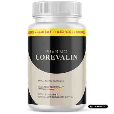 Produktbild von Corevalin Premium | Apfelessig & Pflanzenextrakte | 90 Kapseln, KI-generiertes Bild