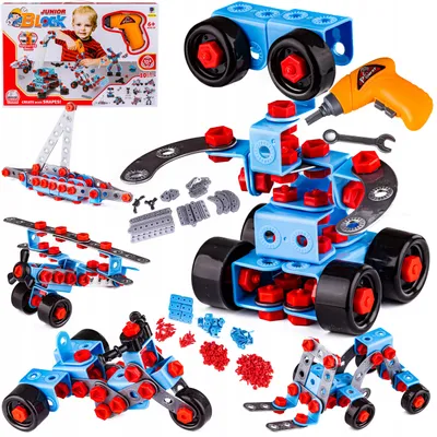 Produktbild von DK Konstruktionsbausteine Kreativ-Puzzle Schrauber 552 Teile