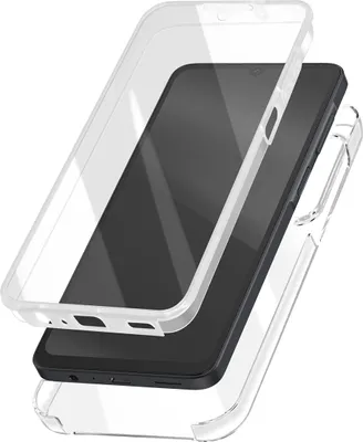 Produktbild von Avizar, Hülle Galaxy A07 360° Vollschutz Silikon stoßfest, Transparent