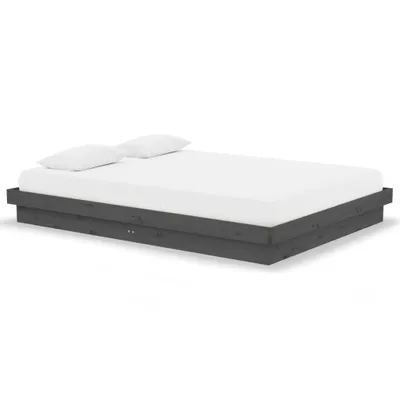 Obrázek produktu pro vidaXL Postel z masivu šedá 140x190 cm