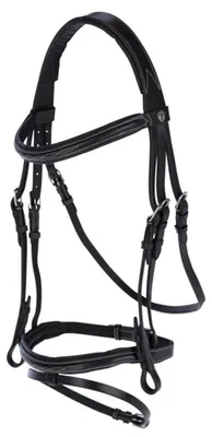 Trenszaum Classic Leder schwarz Vollblut
