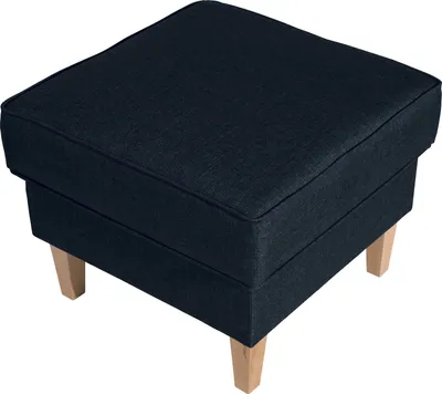 Produktbild von Max Winzer Hocker Lorris - Flachgewebe blau - Maße: 53 x 53 x 45 cm