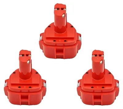 Obrázek produktu pro Baterie, kapacita 6800 mAh, kompatibilní s elektrickým nářadím, 12 V, 4800 mAh – 3 ks