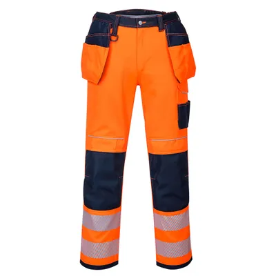 Produktbild von Portwest T501 PW3 Warnschutzhose Orange/Navy Gr. 38