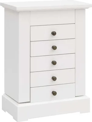 Obrázok produktu pre vidaXL Šperkovnica so zrkadlom MDF 25 x 13,5 x 34 cm