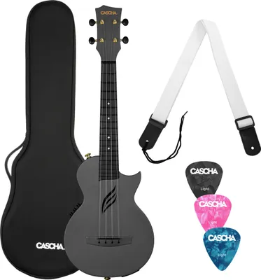 Obrázok produktu pre Cascha HH 2258E Black Koncertné ukulele