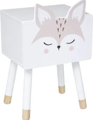 Produktbild von Nachttisch Renard mit Fuchskopf-Design, Abmessungen 34 x 26,5 x 53 cm (B x T x H)