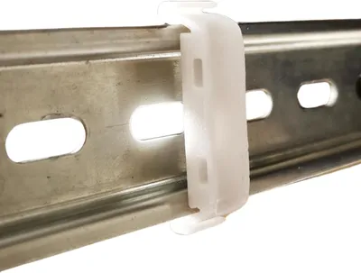 Zdjęcie produktu dla Zestaw mocowań kablowych, 4 sztuki, do szyny montażowej 35 mm, uchwyty kablowe