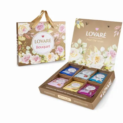 Image de Lovare Tee "Bouquet", set cadeau 6 grades, 30Stk