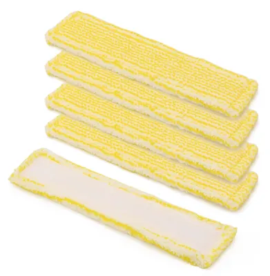 Image de 5 recharges de rechange pour nettoyant vitres, en microfibre
