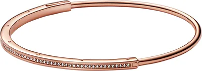 Produktbild von PANDORA Damen Armreif Signature ID, rosévergoldet