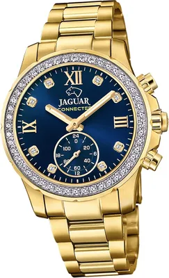 Image de Jaguar en acier inoxydable Femme Montre multifonction Sport élégant or Connected D2UJ983/3