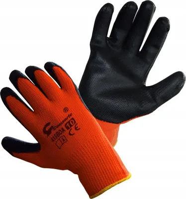 Image de Gants de travail isolés orange R.10