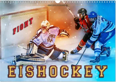 Produktbild von Eishockey - Fight (Wandkalender 2025 DIN A3 quer), CALVENDO Monatskalender