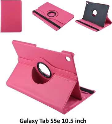 Produktbild von Buchhülle Tablet Samsung Galaxy Tab S5e 10.5 Zoll Drehbar Hot Pink für Galaxy Tab S5e 10.5 Zoll 2 Betrachtungspositionen