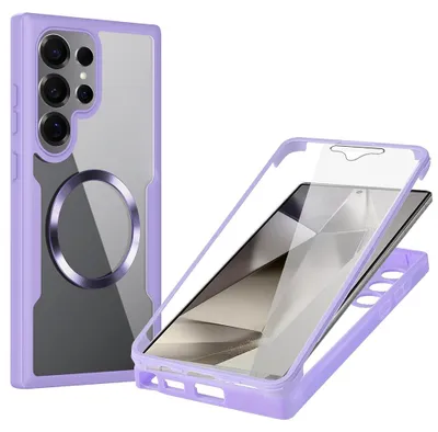 Obrázok produktu pre Techsuit ColorVerse 360 – ochrana obrazovky + puzdro na Samsung Galaxy S25 Ultra – fialový