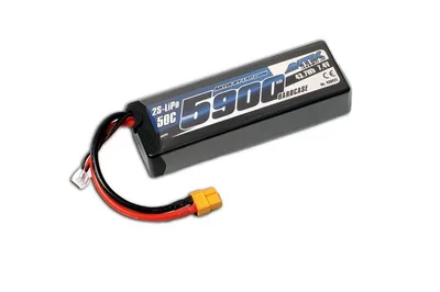 Obrázek produktu pro ANTIX by LRP 5900mAh - 7.4V - 50C LiPo Car Stickpack Hardcase - XT60 konektor