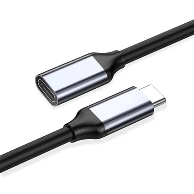 Produktbild von USB-C 3.1 Verlängerungskabel 0,5m 100W PD Schnellladekabel USB C Stecker auf Buchse 10 Gbit/s Datenübertragung für Laptop Tablet Smartphone