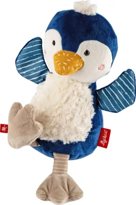Zdjęcie produktu dla Sigikid przytulanka pingwin patchwork sweety niebieski 27cm