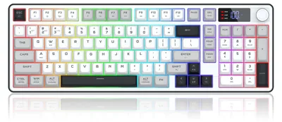 Produktbild von REDRAGON K527WGL-PRO, Membran Key Switch, Weiß