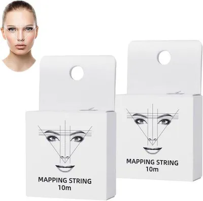 Produktbild von Bleikreis-Strichmaske - 2 Stücke für präzises Microblading und Waxen