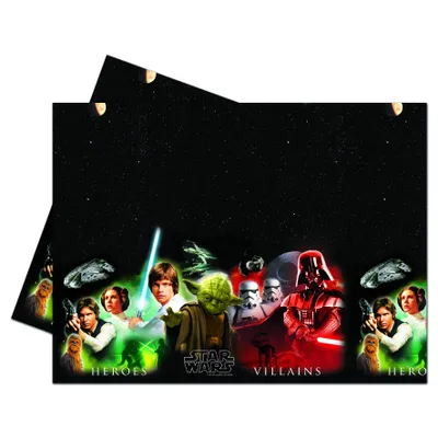Produktbild von Star Wars Heroes Tischdecke 1,8 x 1,2m