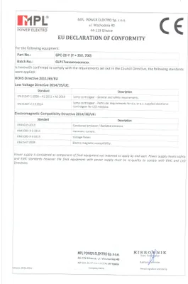 Produktbild von LED-Treiber 700mA 3-28V IP67 Kunststoffgehäuse