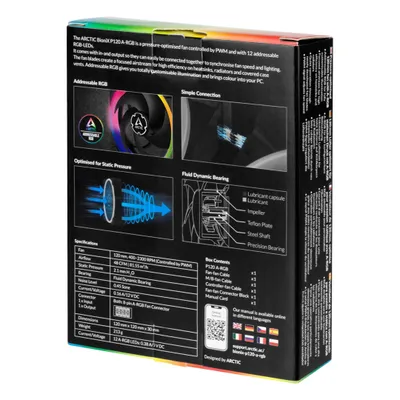 Produktbild von BioniX P120 A-RGB, Gehäuselüfter