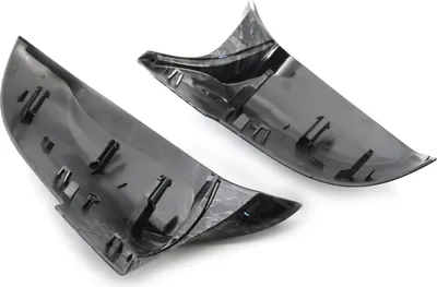 Image de Coques de rétroviseurs améliorées, paire de caches d'ailes latérales, remplacement pour BMW F32 F30 F31 F33 F36 (motif en carbone forgé)