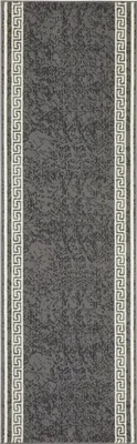 Zdjęcie produktu dla Szary chodnik z krótkim miękkim włosem 80x400cm