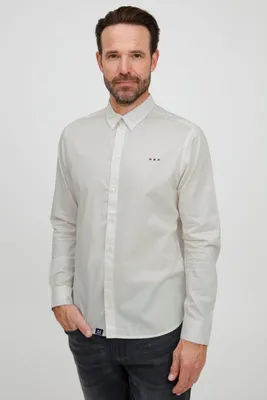 Image de FQ1924 FQHalvar Herren : Chemise de loisirs en 100% coton