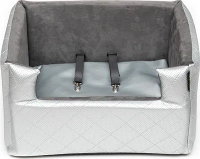 Produktbild von Mia Lux Metallic Silber M Hundeautositz