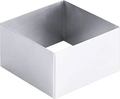 Produktbild von Schaumspeisenform, rechteckig 8 cm x 8 cm