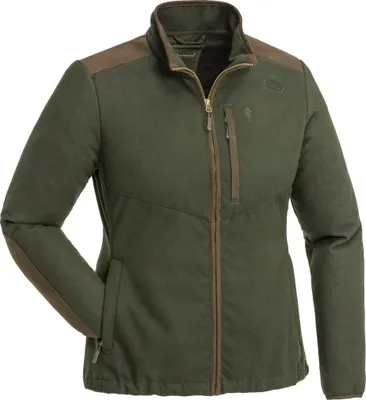 Produktbild von Pinewood 3807 Nydala Windproof Wool Damen Jacke Moosgrün/Wildlederbraun (182) L