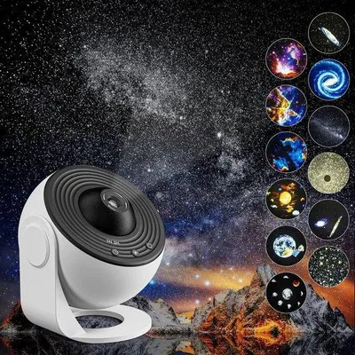 Productafbeelding van Home Planetarium Plafondprojector - 12 Filmschijven voor Sterrenprojectie