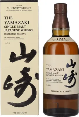 Image de Suntory The Yamazaki DISTILLER'S RESERVE Single Malt Japanese Whisky 43% Vol. 0,7l en boîte cadeau