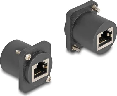 Image de DELOCK Module de type D RJ45 femelle vers femelle avec vis sw