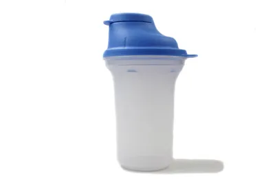 Produktbild von TUPPERWARE  Backen Mix-Fix 350 ml blau Shaker Mess- Mixbecher ohne Skala