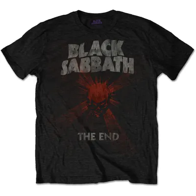 Produktbild von Black Sabbath The End Skull Shine Black S T-Shirt