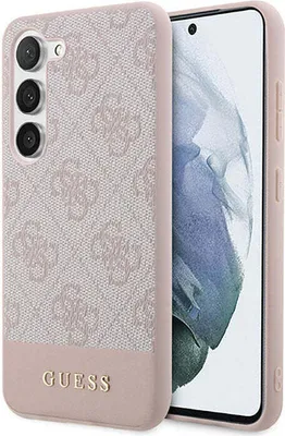 Produktbild von Guess Guhcs23Sg4Glpi S23 S911 Różowy/Pink Hartschalenkoffer 4G Stripe Kollektion