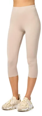 Produktbild von Merry Style Damen Leggings 3/4 aus Viskose MS10-144 (Beige, M)