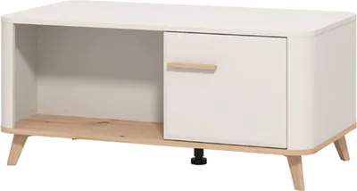 Image de Patu - Table de Salon, 101x55x46h cm Beige, avec Pieds