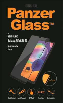 Obrázok produktu pre PanzerGlass ® Screen Protector Samsung Galaxy A31 | A32, Samsung, Samsung - Galaxy A31, Suché aplikovanie, Odolné proti poškriabaniu, Odolný proti nárazom, Priehľadná, 1 kusov
