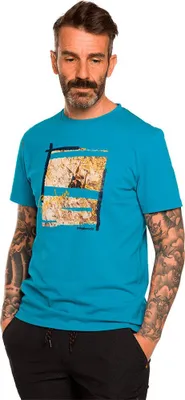 Image de Trangoworld Excelsior, t-shirt à manches courtes, bleu, taille S, pour homme